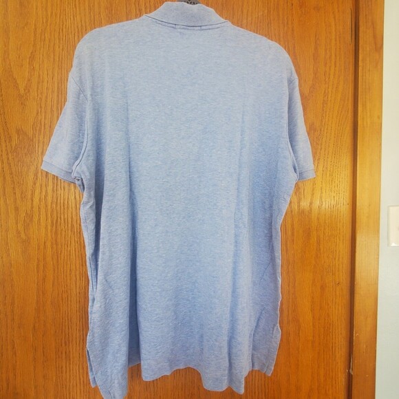 Polo Ralph Lauren Polo Shirt Size Large Blue Pima Soft Touch Colorful Logo - Picture 12 of 16